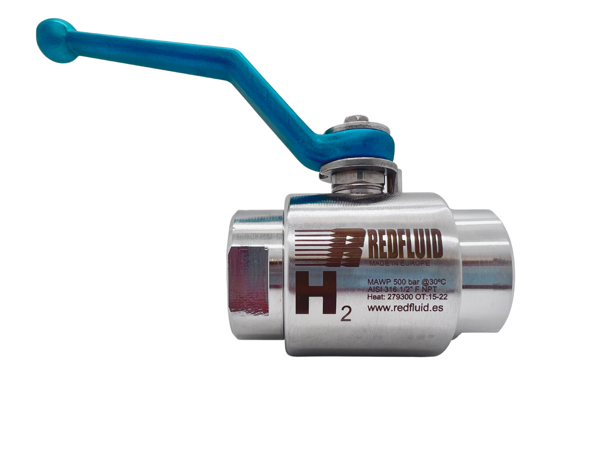 Ball valve for hydrogen