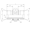 BSP - PARALLEL - 60º CONE WITH SOFT SEALING - Imagen 2