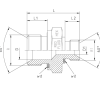 BSP - PARALLEL - REDUCED - 60º CONE WITH SOFT SEALING - Imagen 2