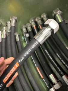 Flexible hose for defense