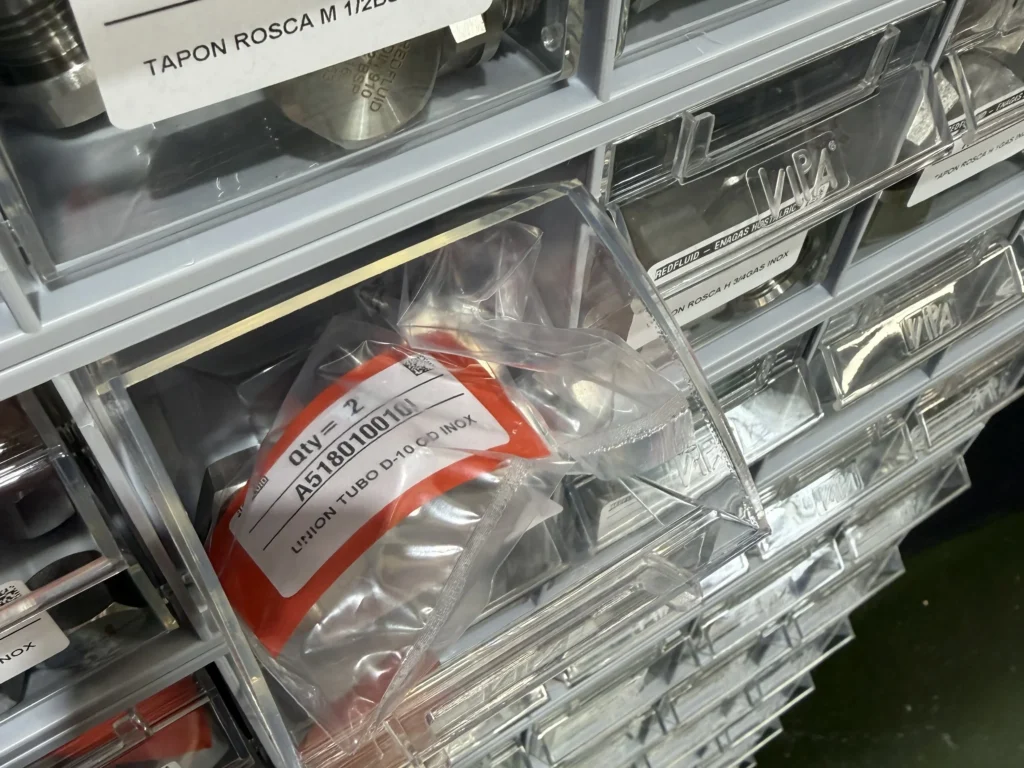 almacén fittings